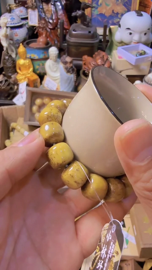 回流直播间手把件摆件