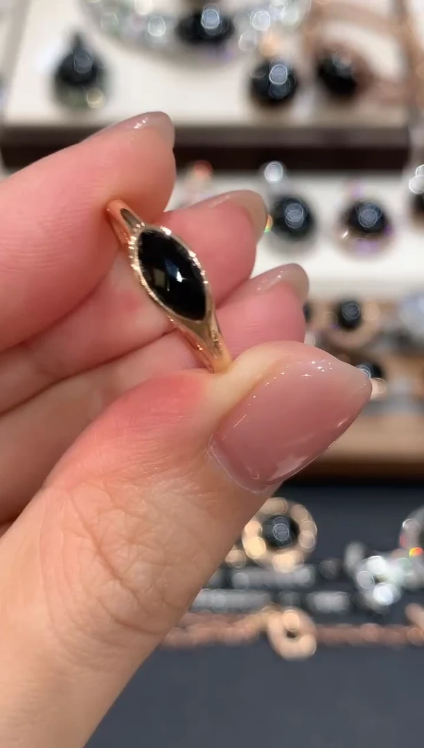 18K金镶嵌戒指翡翠q10多样性一件发货