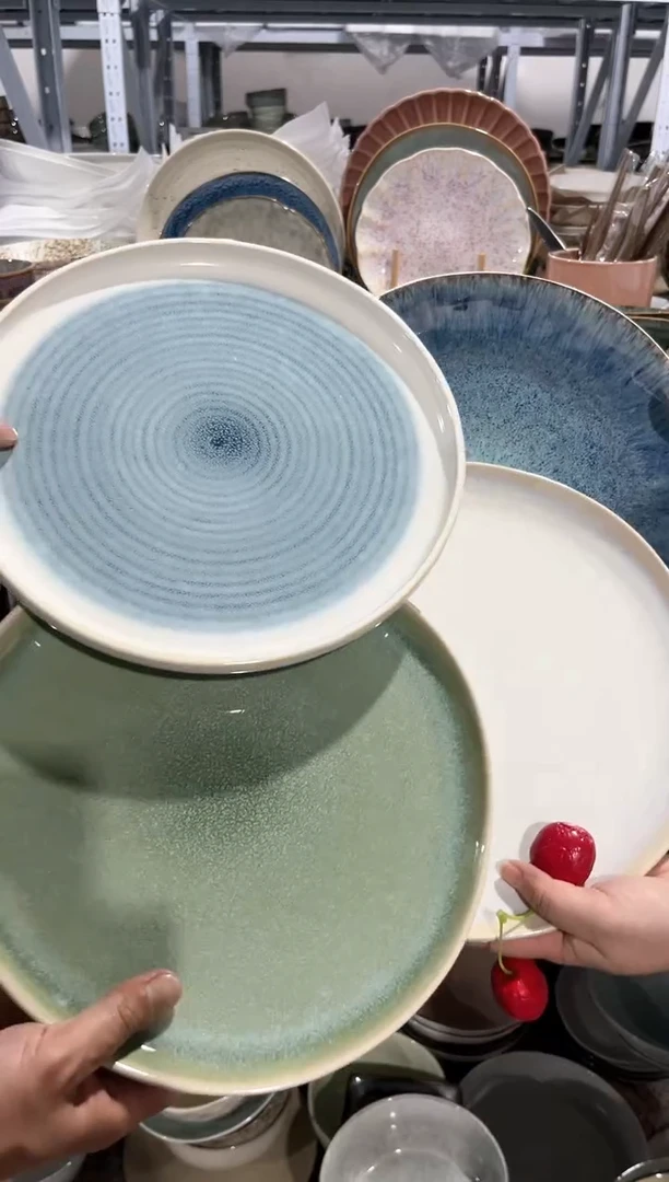 【闪购商品】瓷片外贸尾货微瑕满20包邮X4 大盘