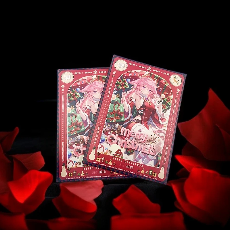 【推荐】芯卡-圣诞特别篇A5 二次元拆卡典藏卡纸质卡牌潮玩盲盒
