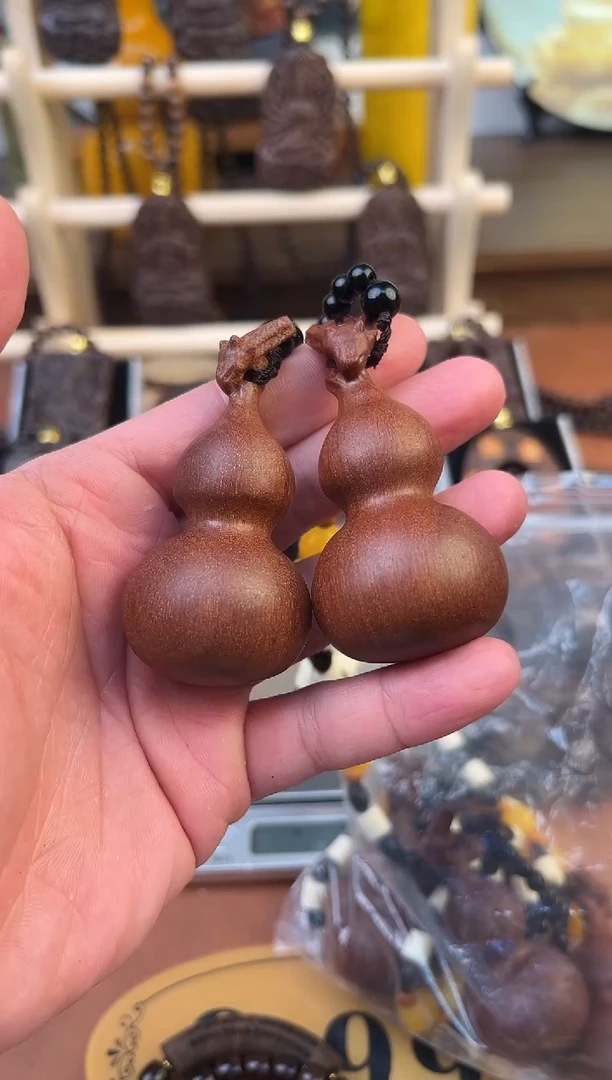 檀香木【龙头葫芦】