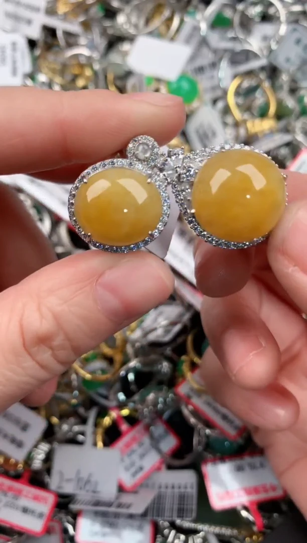 银S925镶嵌戒指翡翠11-11    1