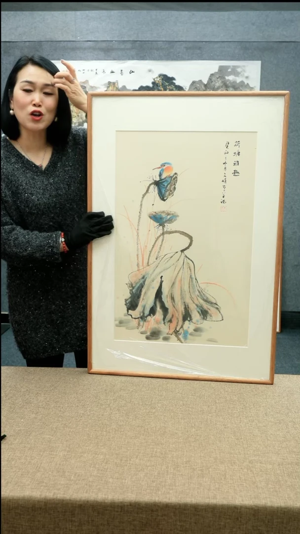 【闪购商品】国画62*92黄文娟老师花鸟