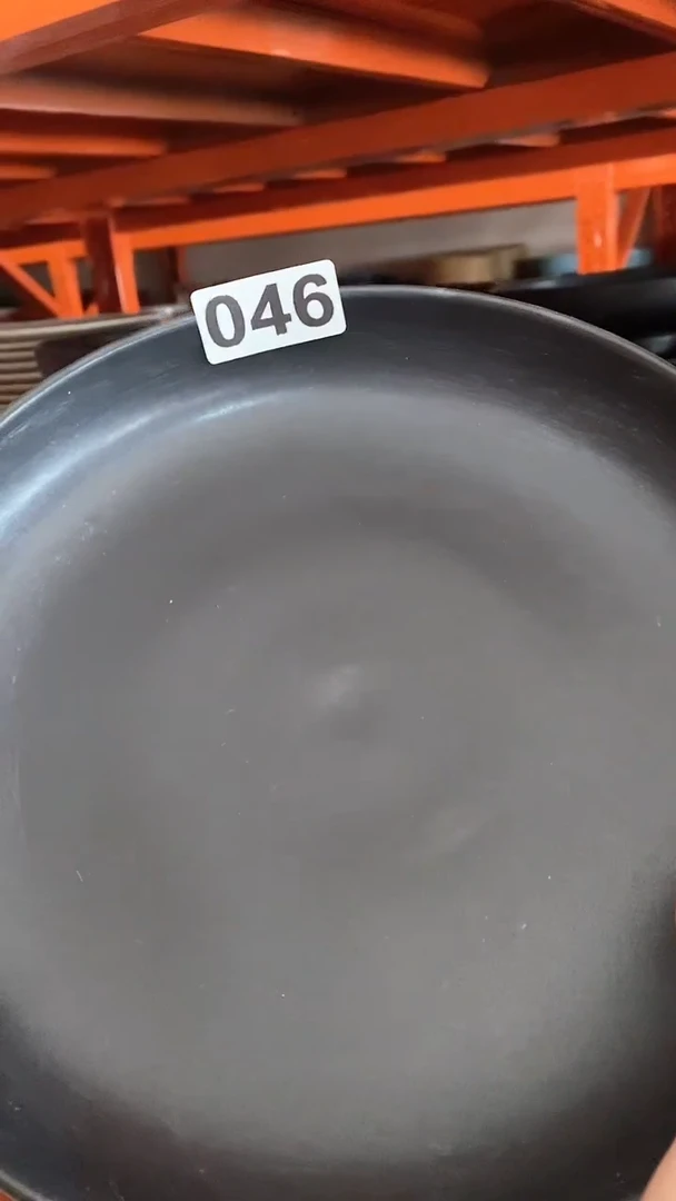 【闪购商品】碗046黑色高足果盘