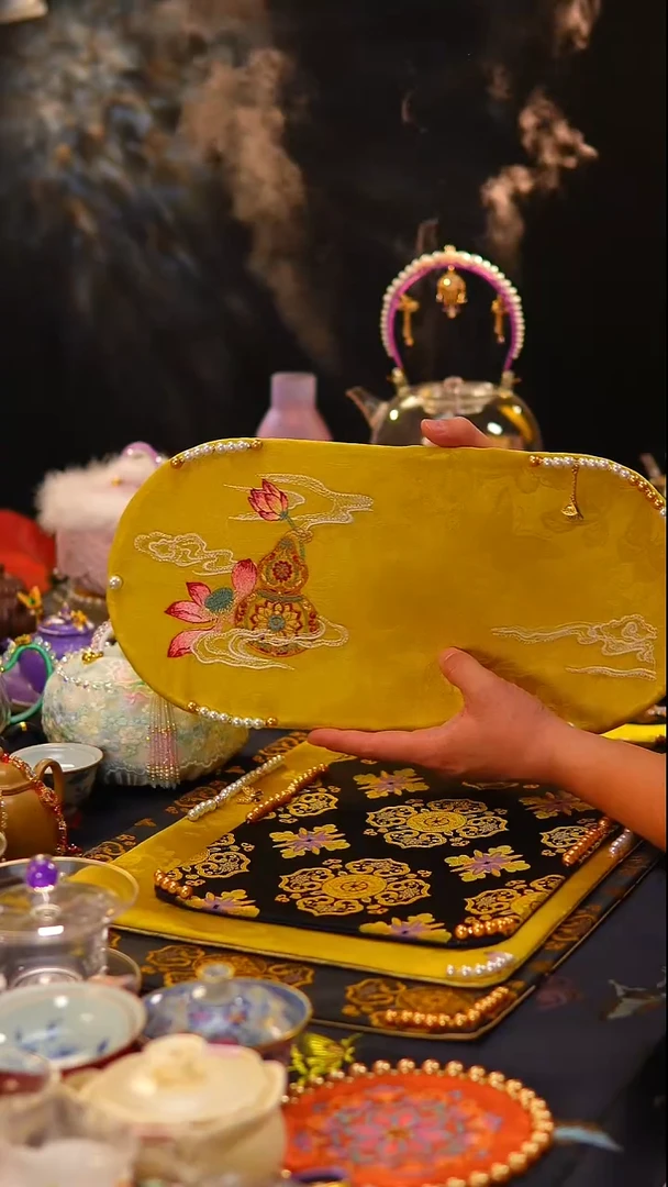 奇****5153茶席茶席40x20cm