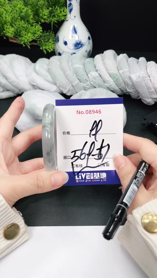 未镶嵌手镯翡翠8946