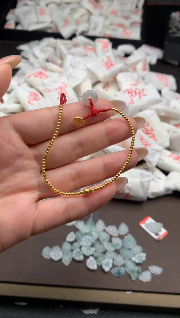 【闪购商品】翡翠手绳未镶嵌  一