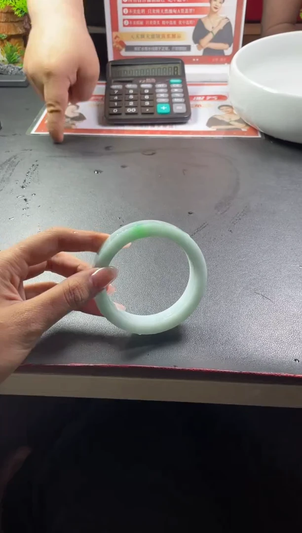 未镶嵌手镯定制翡翠晶*正圈ADL2SZDZS