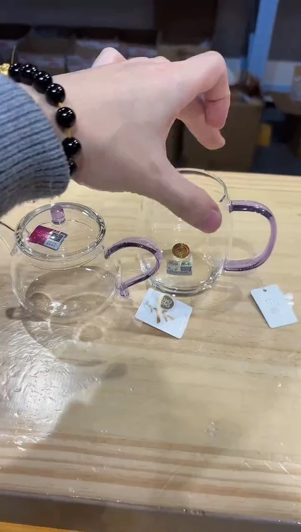 禾器-青云壶-浅紫色+澄然浅紫+清尚杯浅紫2只