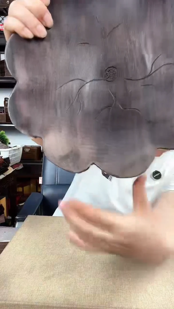 木老李红木工艺品瑕疵