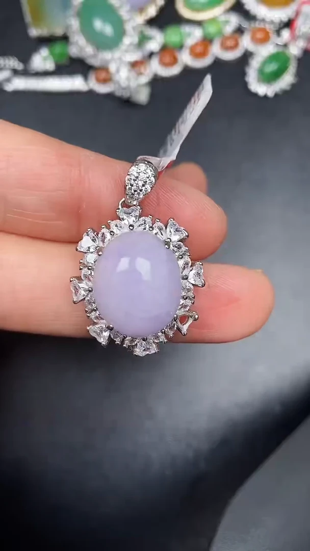 银S925镶嵌戒指翡翠1960