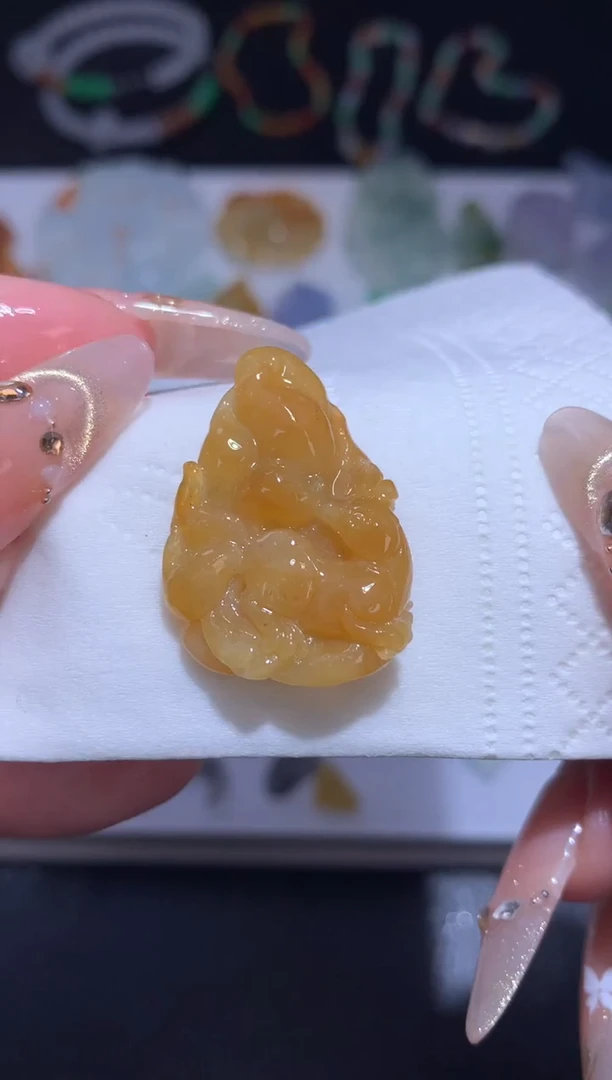 未镶嵌定制翡翠九尾狐