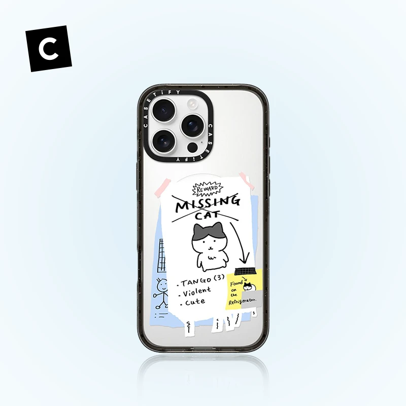 CASETiFY 寻猫启示 适用于iPhone16/15手机壳新