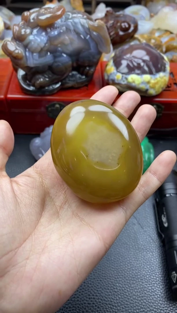 未镶嵌手把玛瑙/玉髓紫****吸00