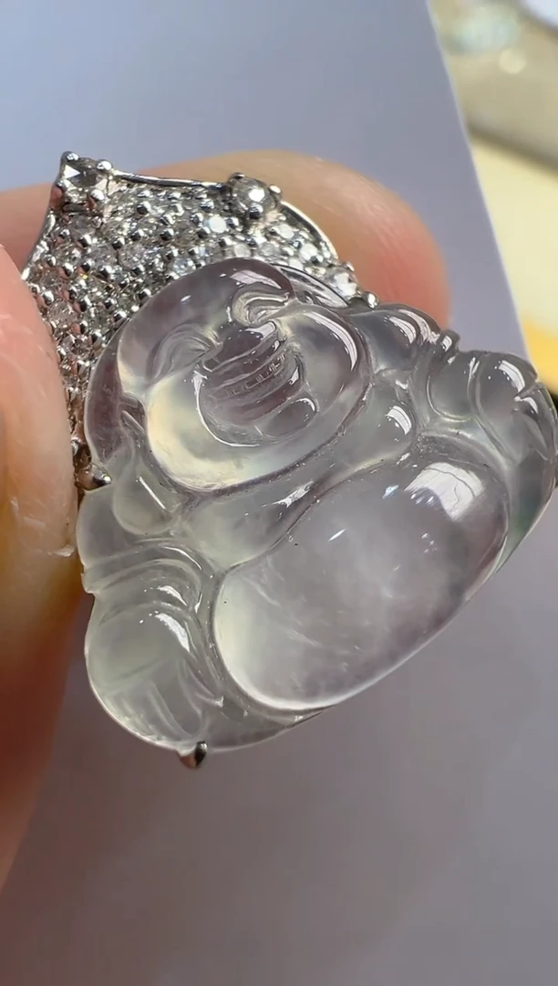 【闪购商品】翡翠吊坠(不含链)18K金镶嵌多样性发货拍一发一