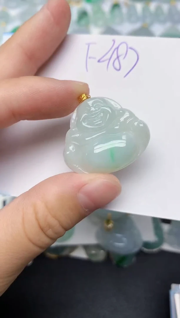 颈饰未镶嵌翡翠天然缅甸A货翡翠百元以上9元证书费自理