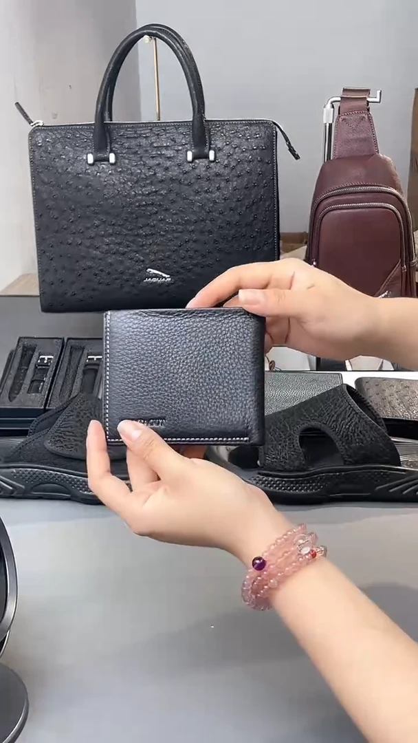牛皮（革）韩爵绅士包包皮具054