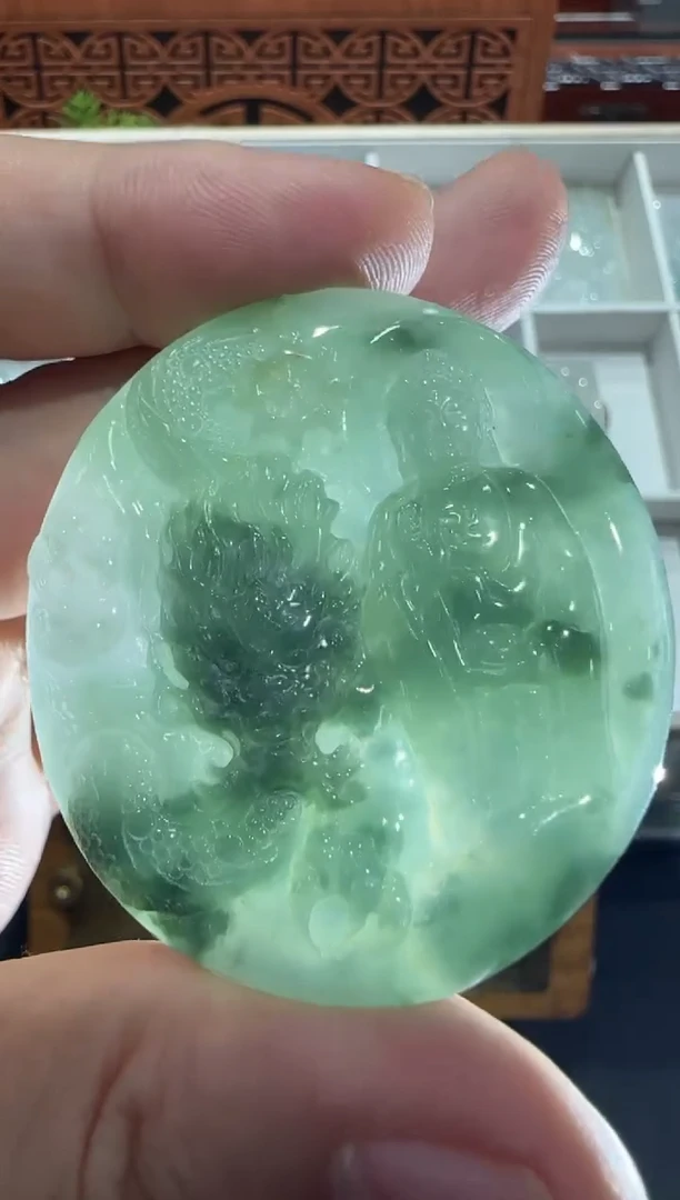 未镶嵌挂件翡翠A货翡翠多样性孤品