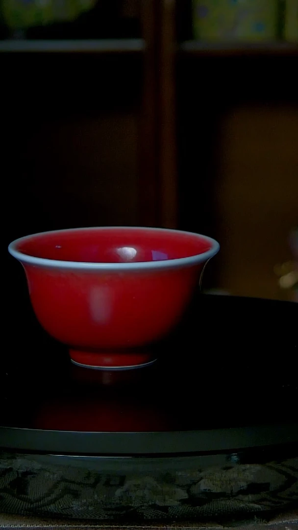 景德镇手工郎红主人杯