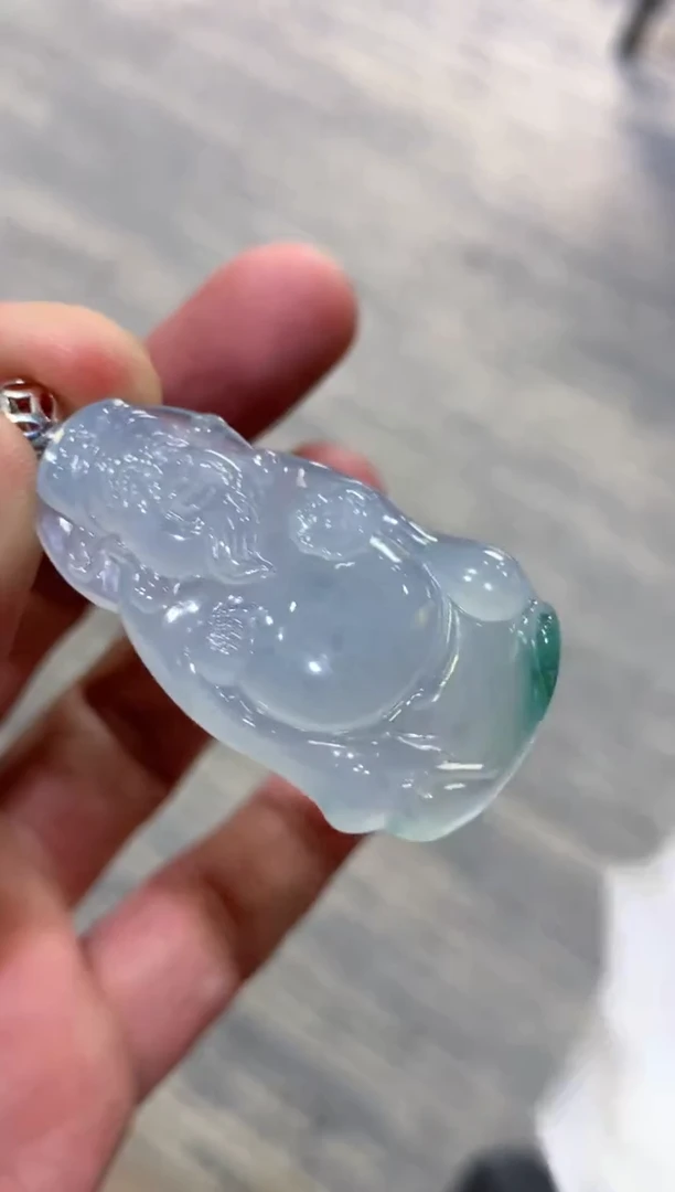 颈饰未镶嵌翡翠天然A货翡翠