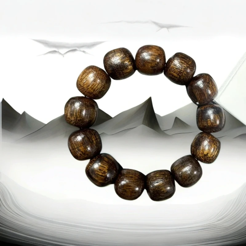 A443越南沉香木串18mm