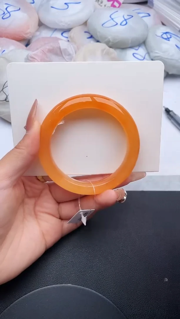 未镶嵌手镯石英质玉w44-HHB57+