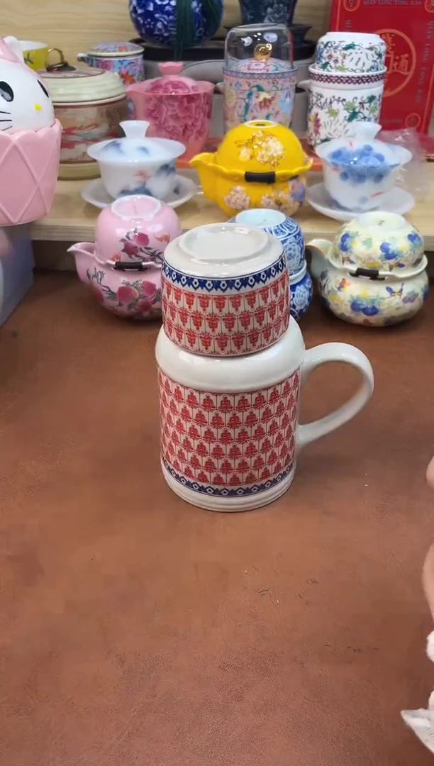 陶陶瓷茶具摆件旅行套组