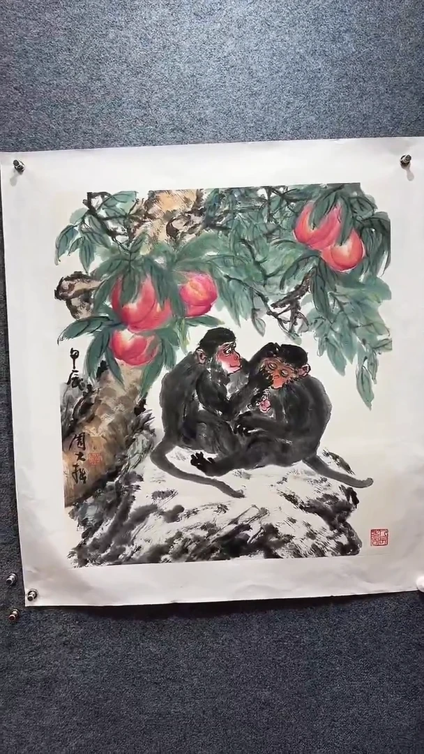 国画周大拙/国画/花鸟