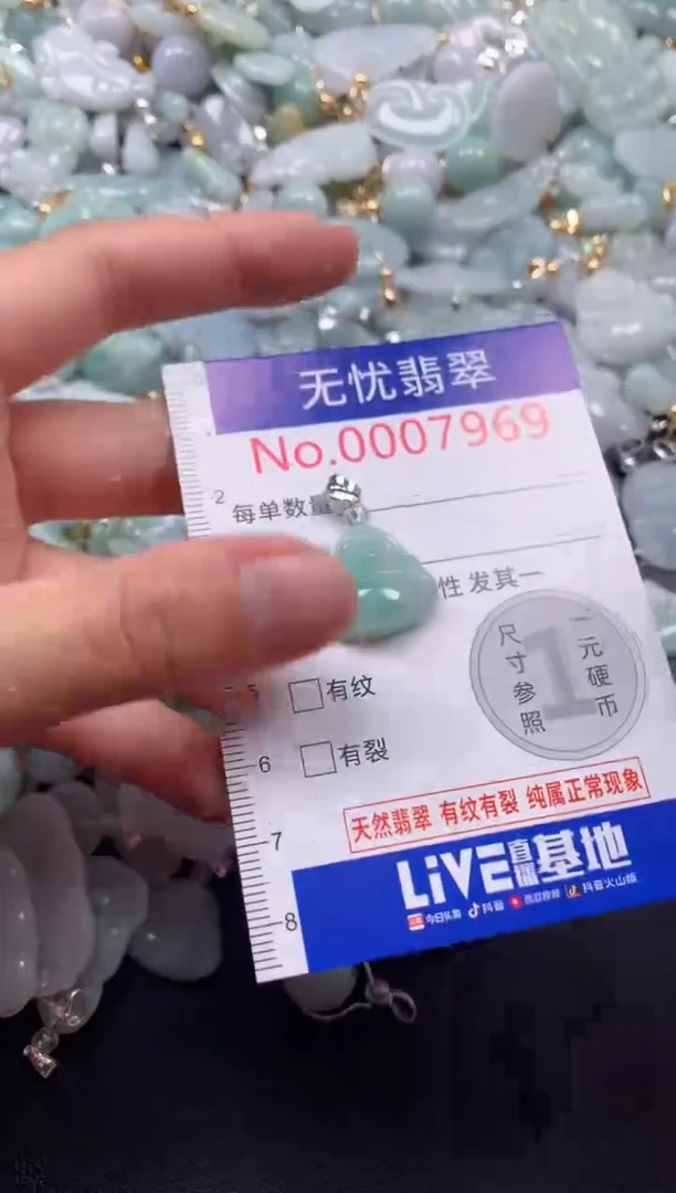 颈饰未镶嵌翡翠7969