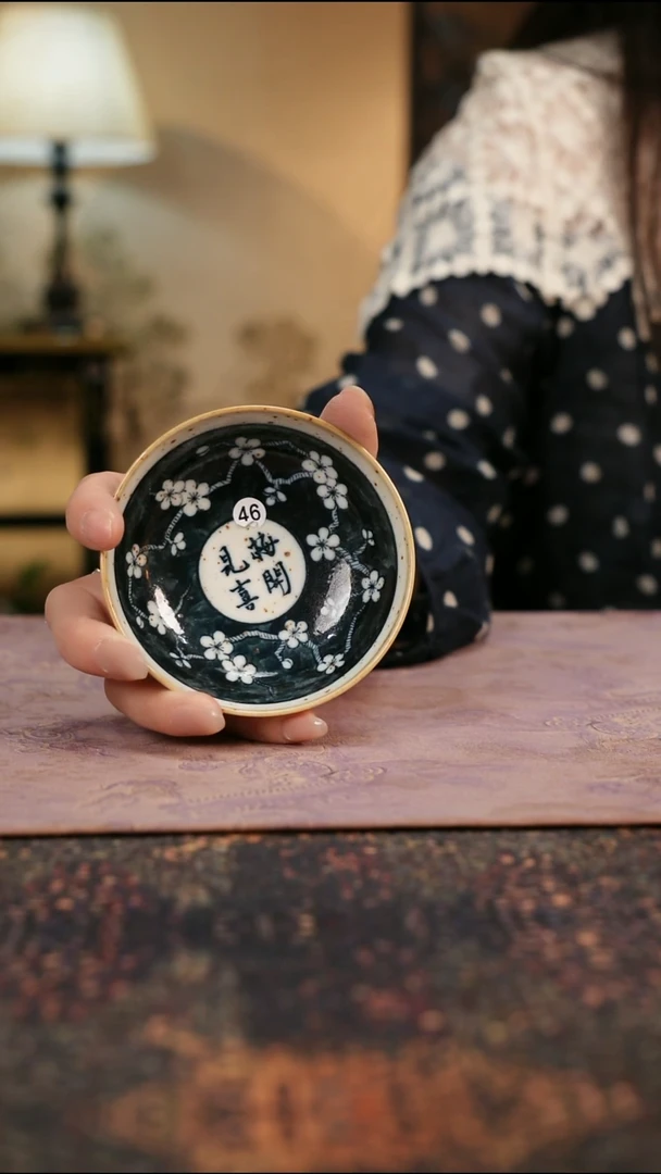 杯景德镇陶瓷杯碗柴烧多人