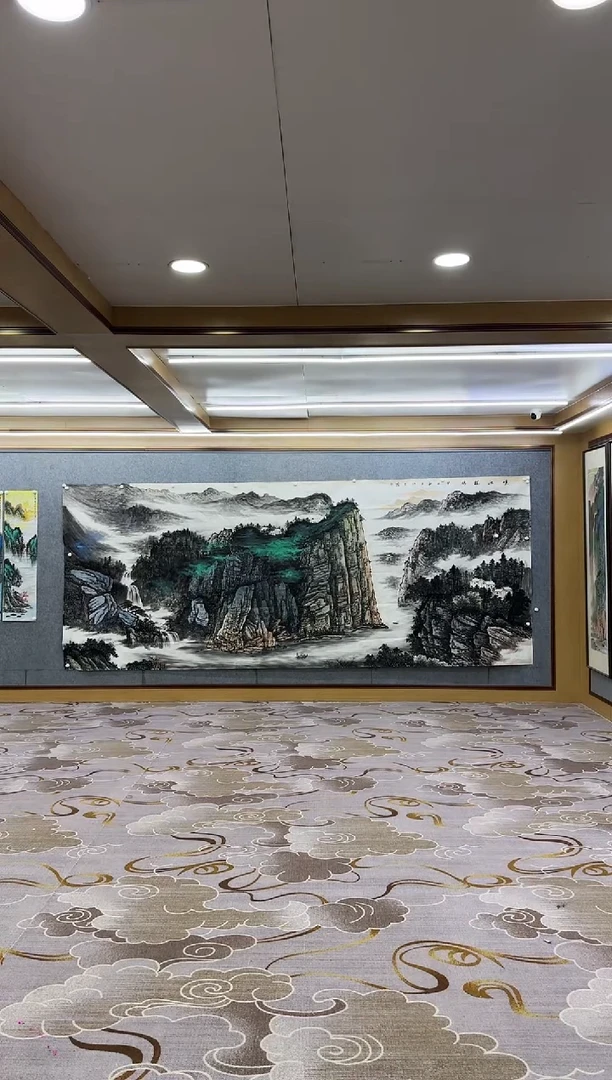 绘画用****7M张伦玉-大丈六-山水国画