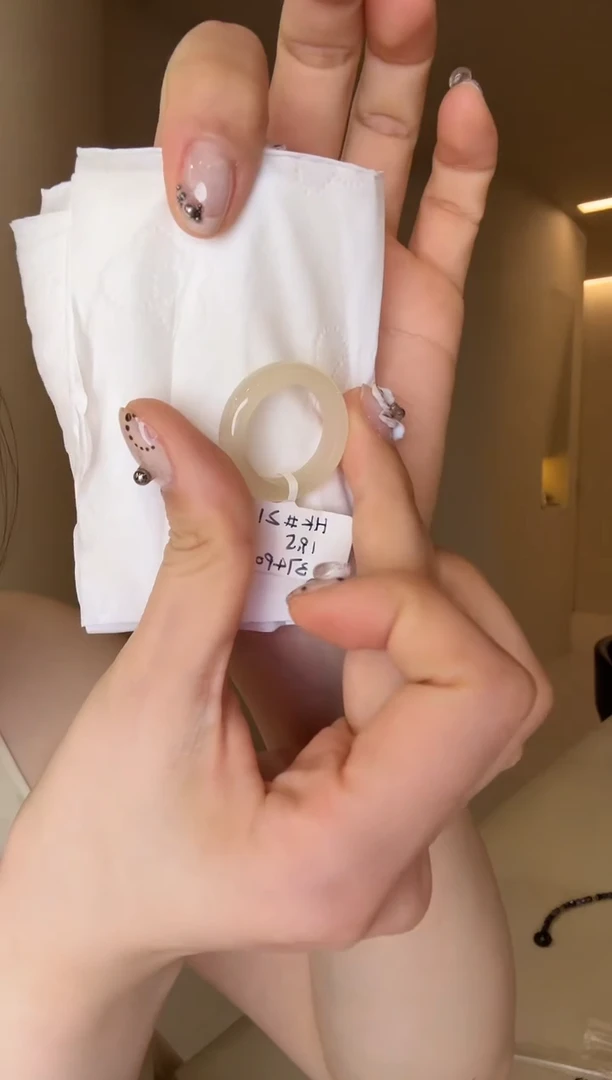 未镶嵌戒指和田玉21码藕粉