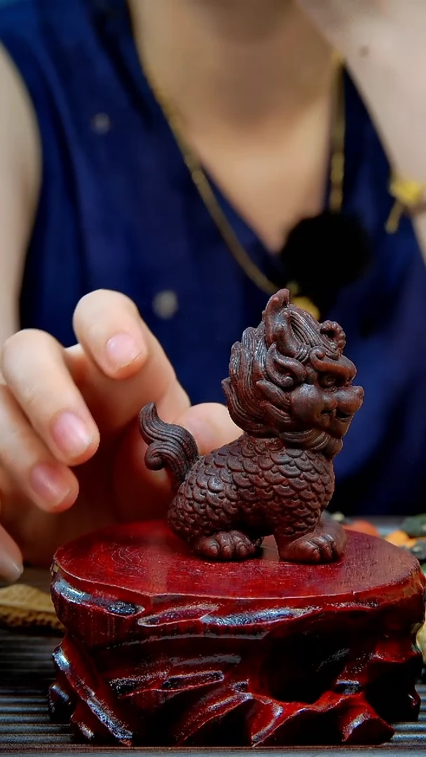 宜兴紫砂手工麒麟