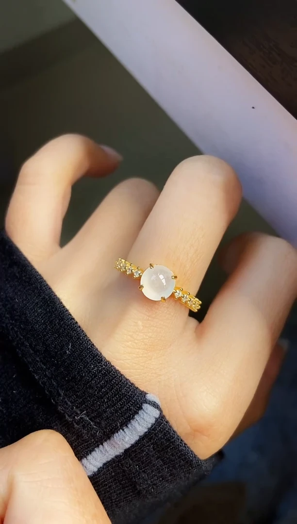 银S925镶嵌戒指翡翠12