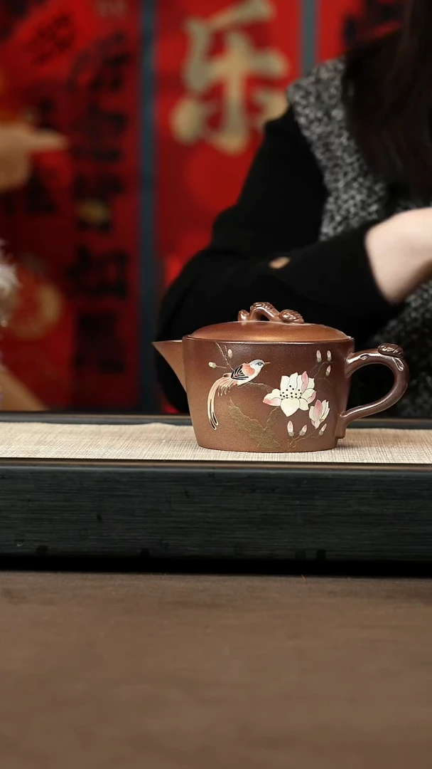 【闪购商品】紫砂茶壶【P037】如意汉瓦+野茶