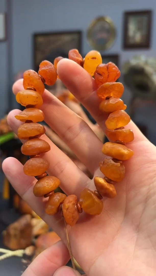 手串琥珀未镶嵌手串