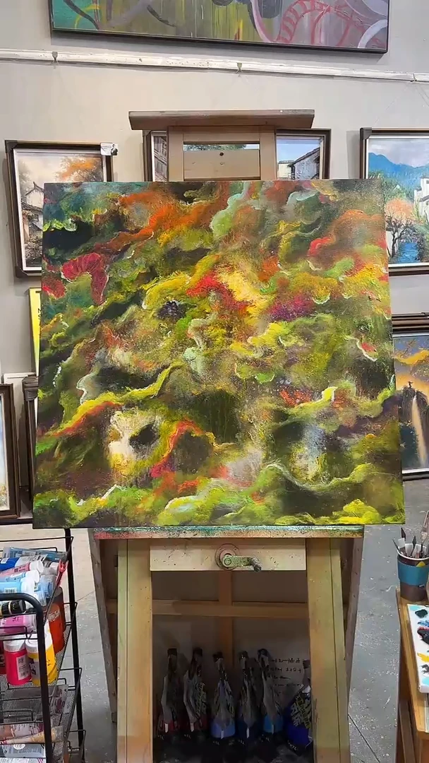 国画张敬油画作品84