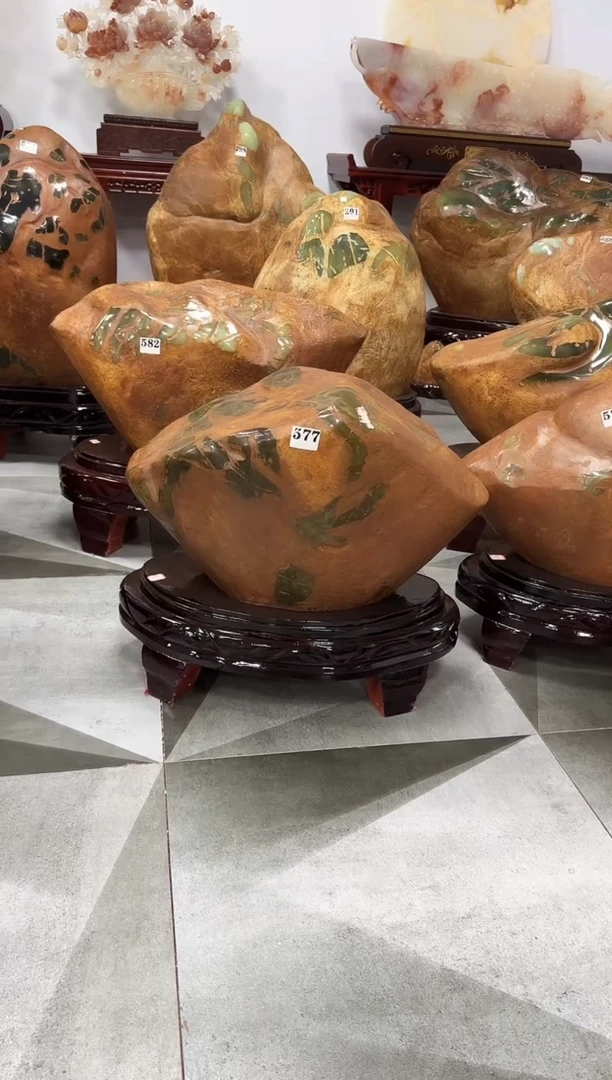 石材天然石材家居摆件办公室客厅玄关高档摆件