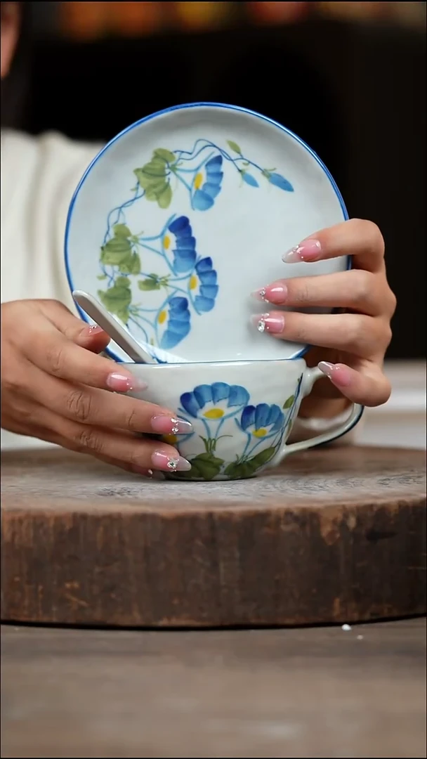 瓷片景德镇高温釉下彩（食品级）