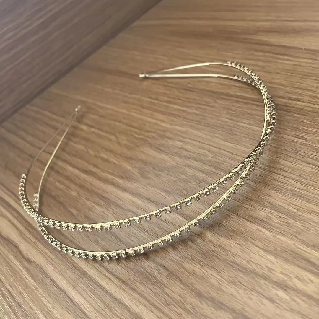 满钻双层发箍可爱