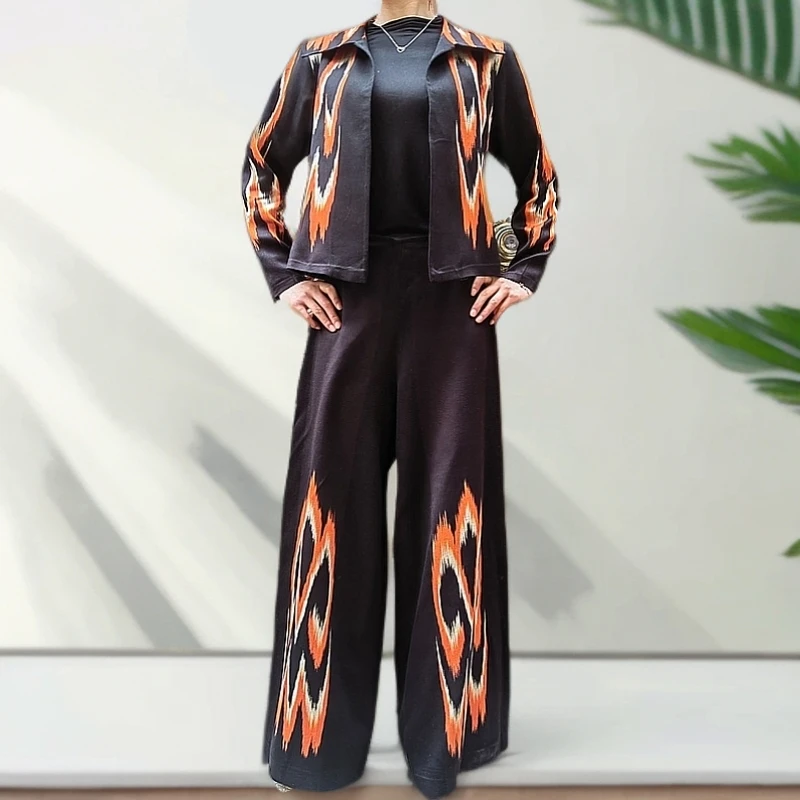 ZOKAL   艾特莱斯花式   套装  时尚 休闲  印花