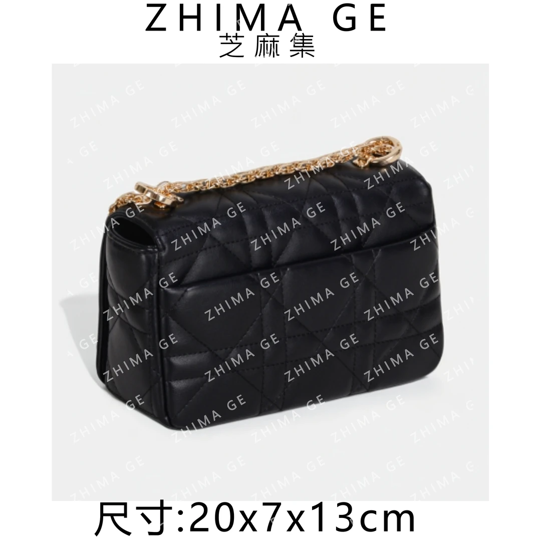 【芝麻集】GQ-7981-黑色休闲时尚百搭腋下女包