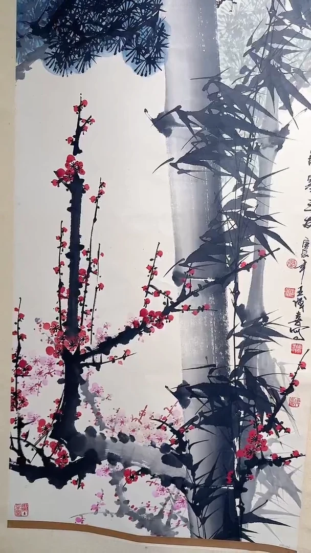 书法9-18-14王老师8平尺国画轴作品