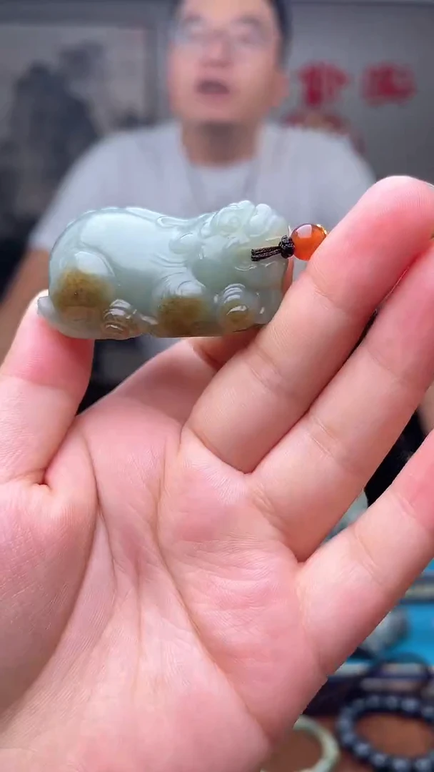 和田玉未镶嵌挂件1