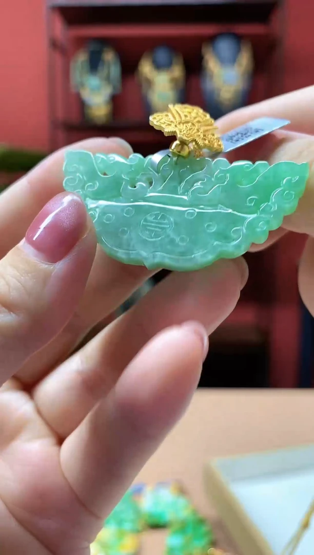 颈饰未镶嵌翡翠翡翠吊坠