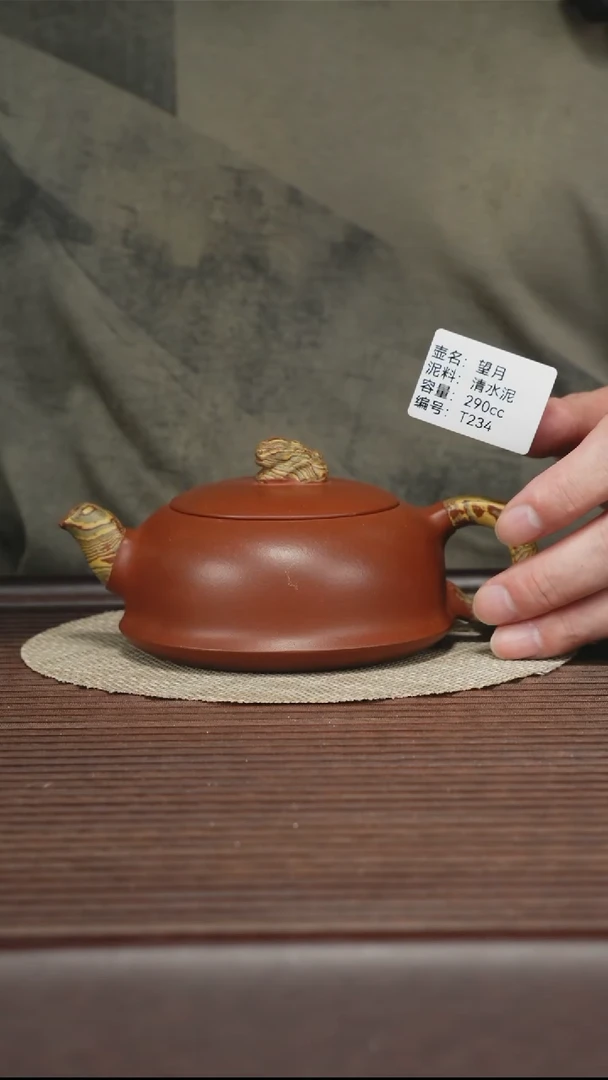 茶壶紫砂T234 清水泥 望月 290cc