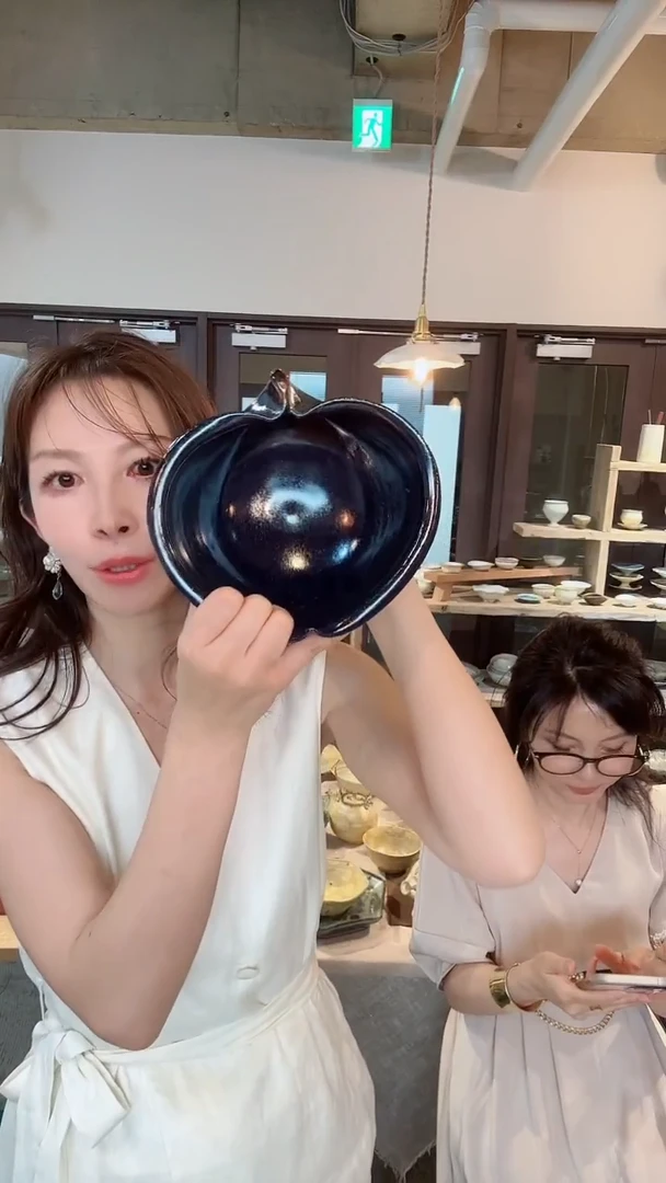 碗【古谷】19蓝苹果*1个(黑点随机)