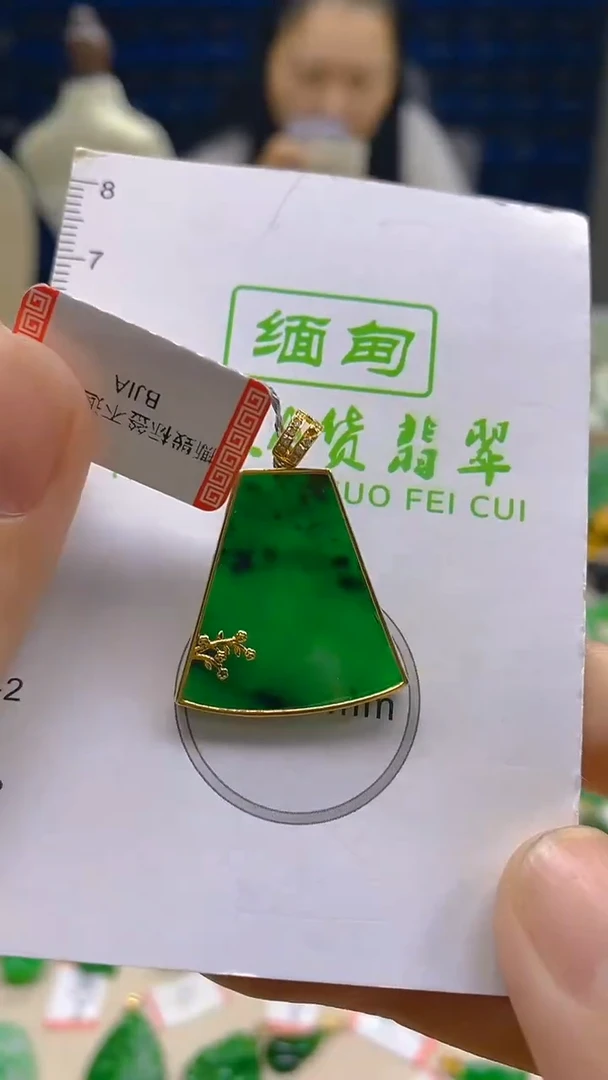 翡翠18K金镶嵌颈饰新号开播 全场乱卖
