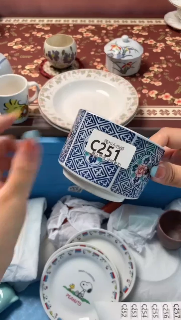 瓷片佳**儿瓷器瓷器C251
