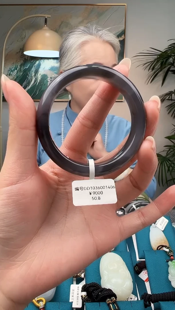 未镶嵌手镯和田玉DD 50.8